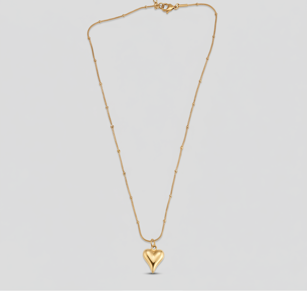 Dainty Gold Heart Necklace