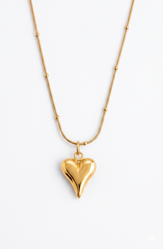 Dainty Gold Heart Necklace