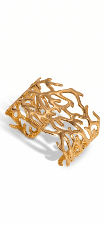 Aurelia Coral Reef Cuff Bangle Bracelet
