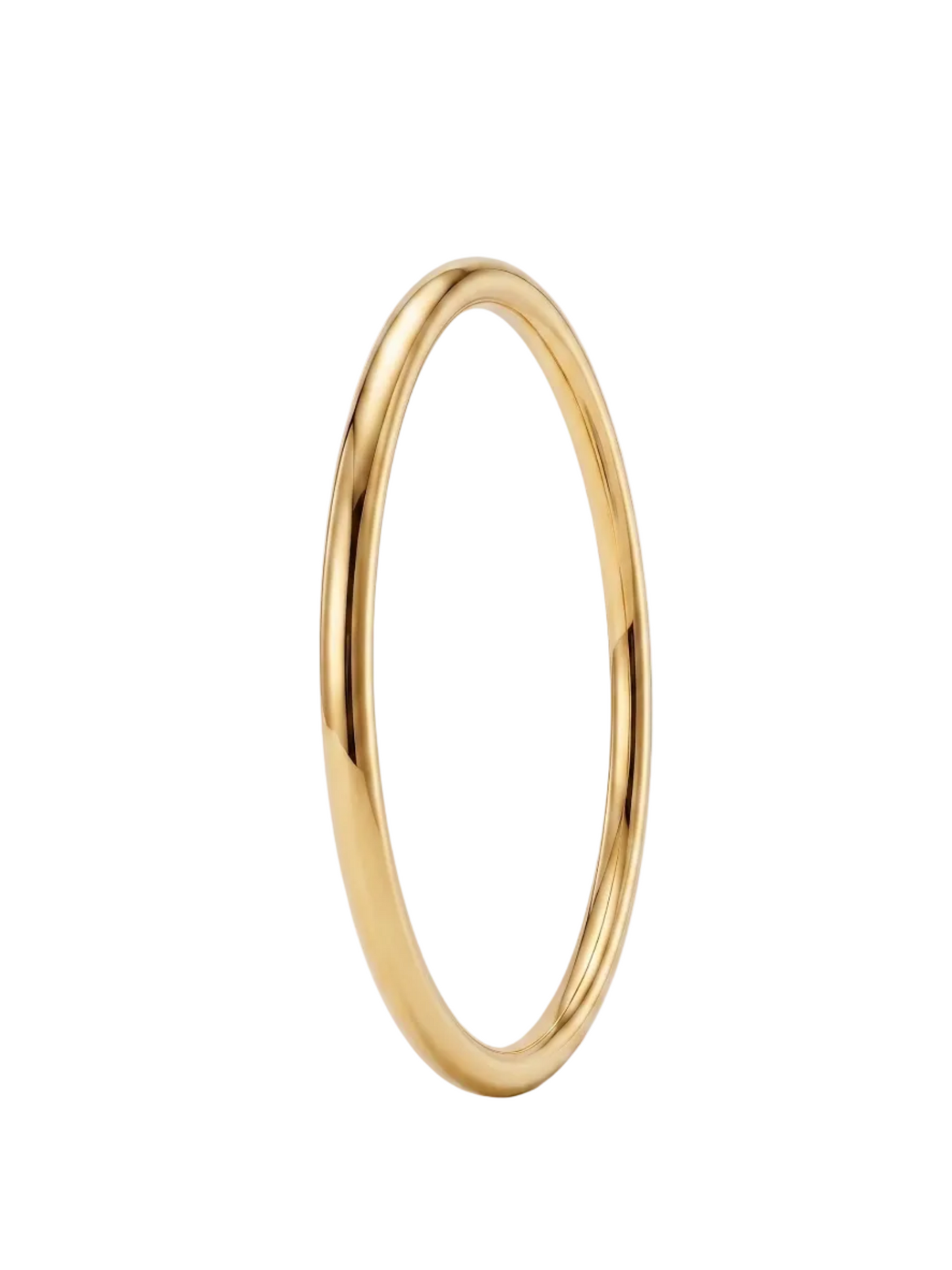 Classic Smooth Gold Plated Bangle