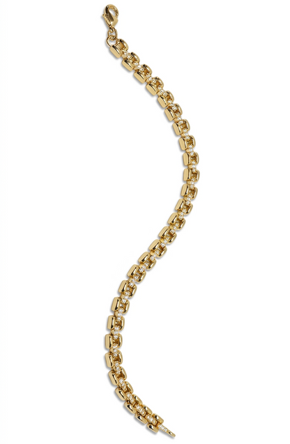 The Camille Pave Watch-Link Bracelet
