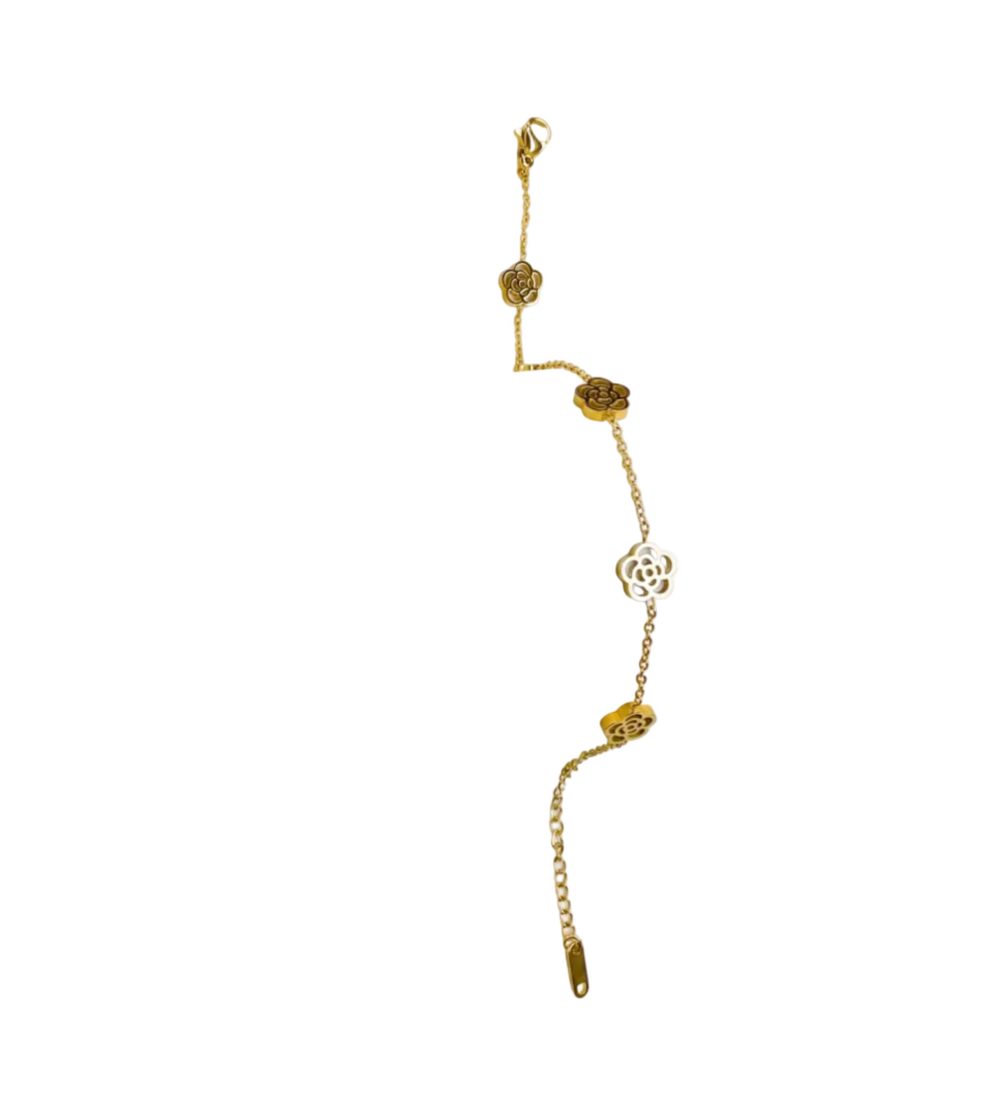 Camellia Bloom Bracelet - Gold